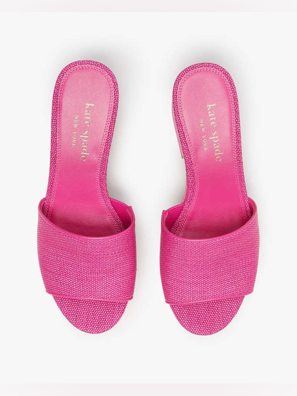 Kate Spade Ibiza Raffia Platform Sandals - Picture 4 of 5